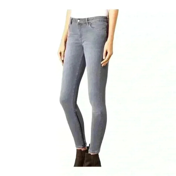 All Saints Rail Low Rise Skinny Fit Gray Jeans Size 26 - Picture 1 of 7